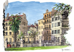 Façades autour du Palais Longchamp