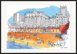 La plage des Catalans à Marseille
